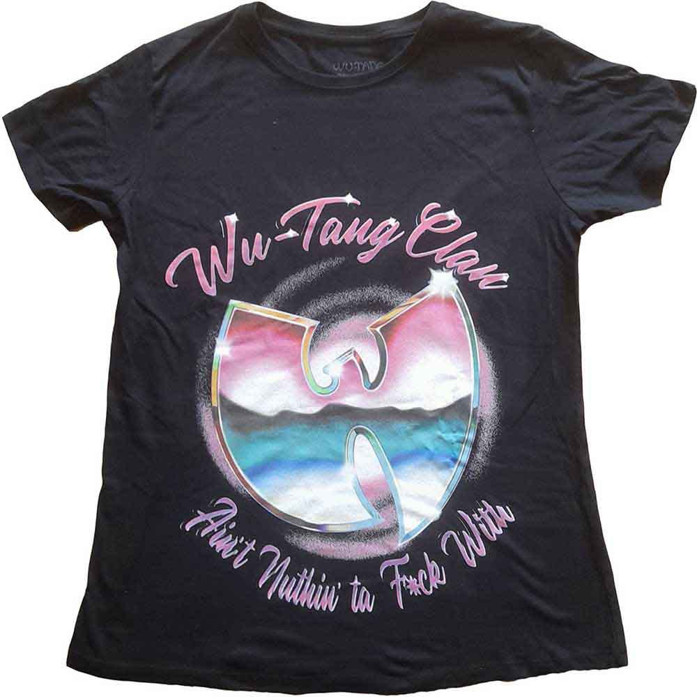 Wu-Tang Clan Ladies T-Shirt: Ain't Nuthing Ta F' Wit (Black)