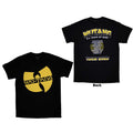 Wu-Tang Clan Unisex T-Shirt: Tour '23 Slanted Logo State Of Mind (Black) (Back Print & Ex-Tour)