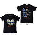 Wu-Tang Clan Unisex T-Shirt: C.R.E.A.M. (Black) (Back Print)