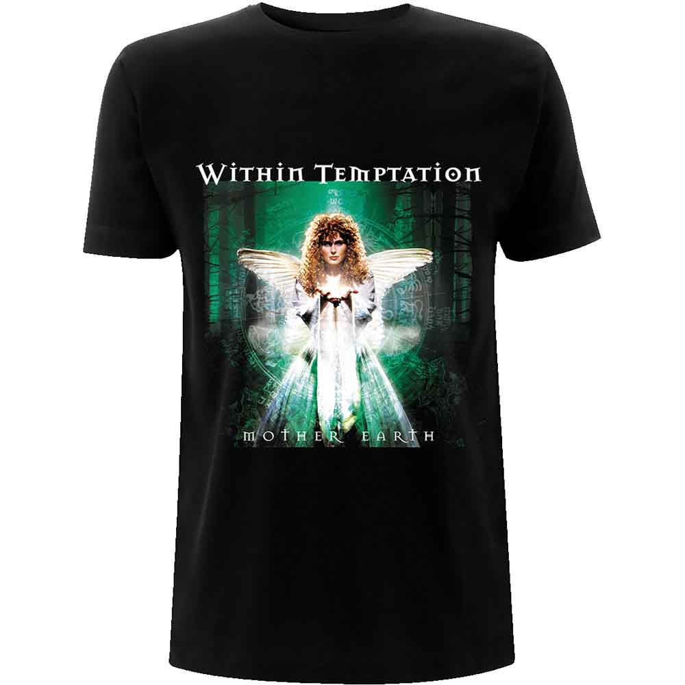 Within Temptation Unisex T-Shirt: Mother Earth (Black) (Back Print)