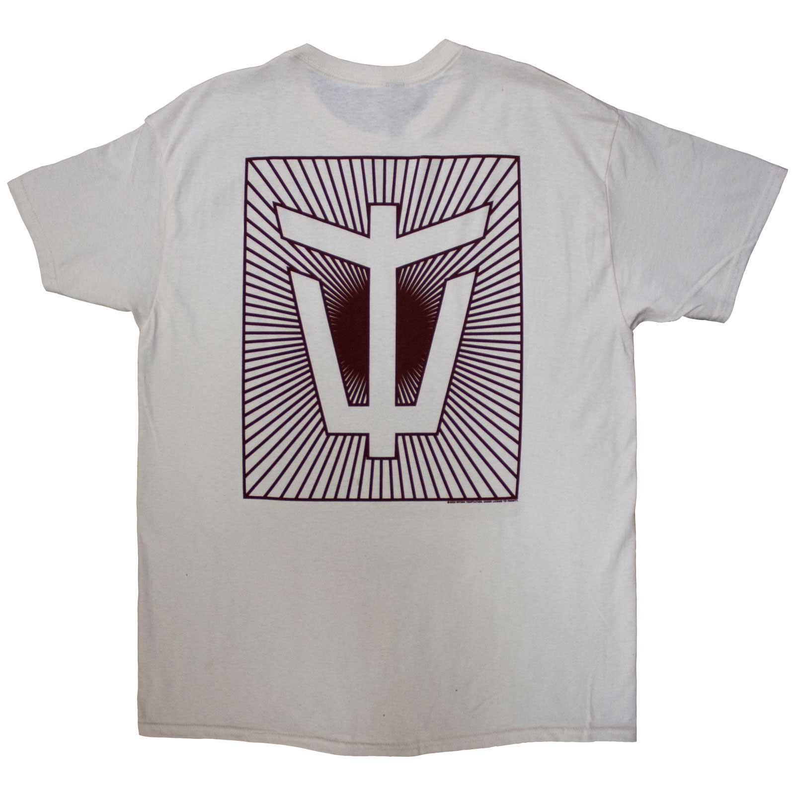 Within Temptation Unisex T-Shirt: Bleed Out Single (Natural) (Back Print)