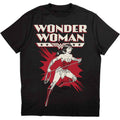 DC Comics Unisex T-Shirt: Wonder Woman Explosion (Black)