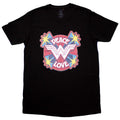 DC Comics Unisex T-Shirt: Wonder Woman Peace & Love (Black)