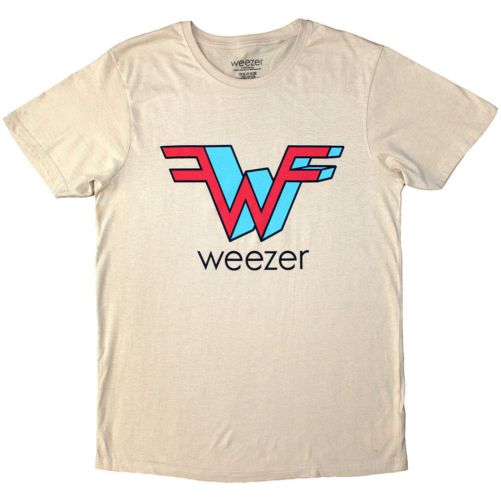 Weezer: W Unisex T-Shirt (Sand)