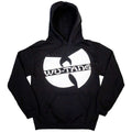 Wu-Tang Clan: Slanted Logo Mono Unisex Pullover Hoodie (Black)