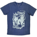 Wu-Tang Clan: Graffiti Unisex Stone Wash T-Shirt (Denim Blue)