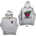 Yungblud Unisex Pullover Hoodie: Face (Off White) (Back Print)