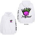 Yungblud Unisex Pullover Hoodie: Face (White) (Back Print)