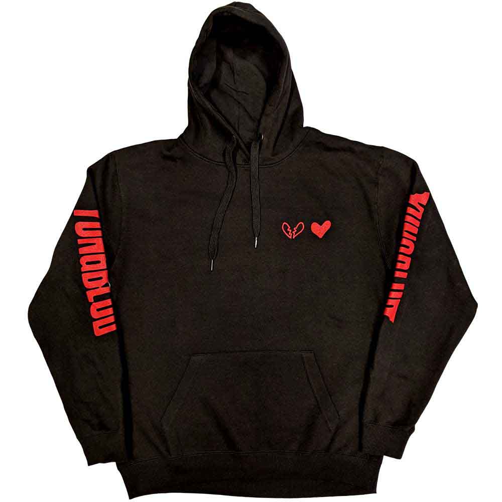 Yungblud Unisex Pullover Hoodie: R-U-OK? (Black) (Back Print)