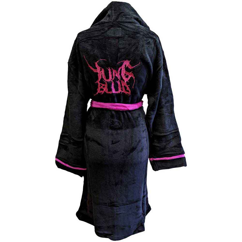 Yungblud Unisex Bathrobe: I'm Weird (Black & Hot Pink) (Back Print)