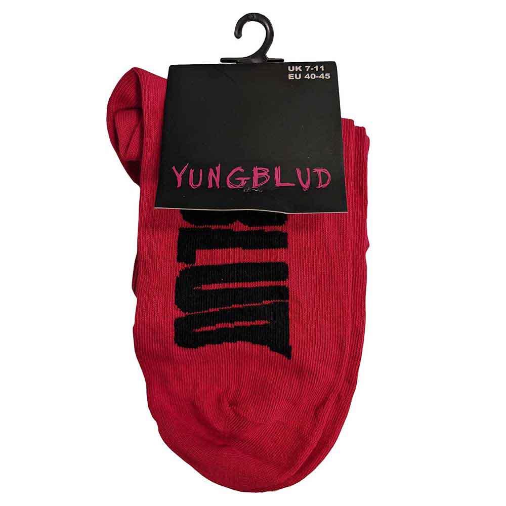 Yungblud Unisex Ankle Socks: Occupy the UK (Red) (UK Size 7 - 11)