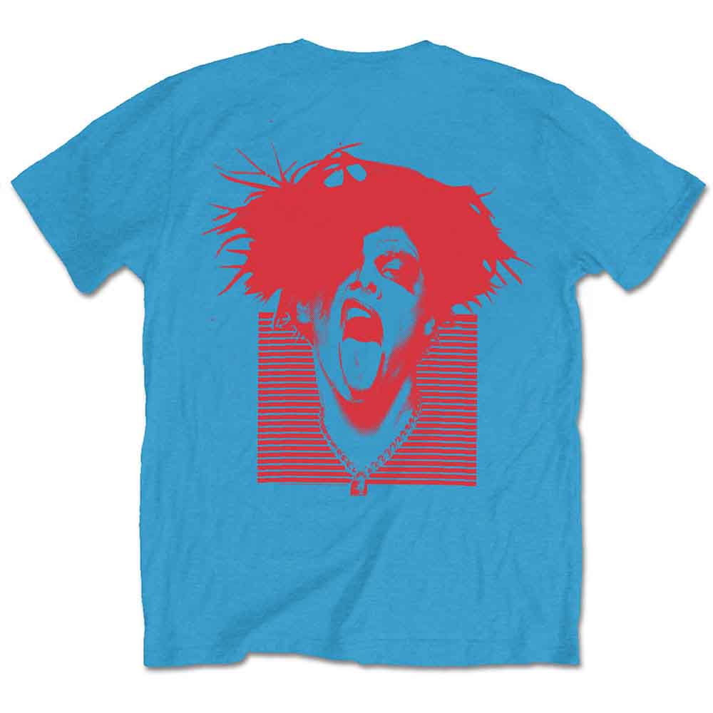 Yungblud Unisex T-Shirt: DEADHAPPY (Light Blue) (Back Print)
