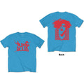 Yungblud Unisex T-Shirt: DEADHAPPY (Light Blue) (Back Print)