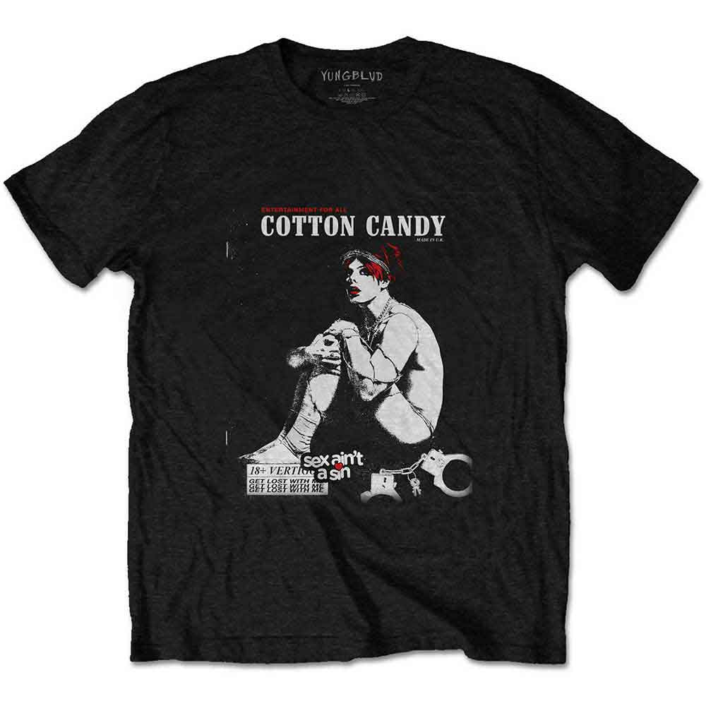 Yungblud Unisex T-Shirt: Cotton Candy (Black)