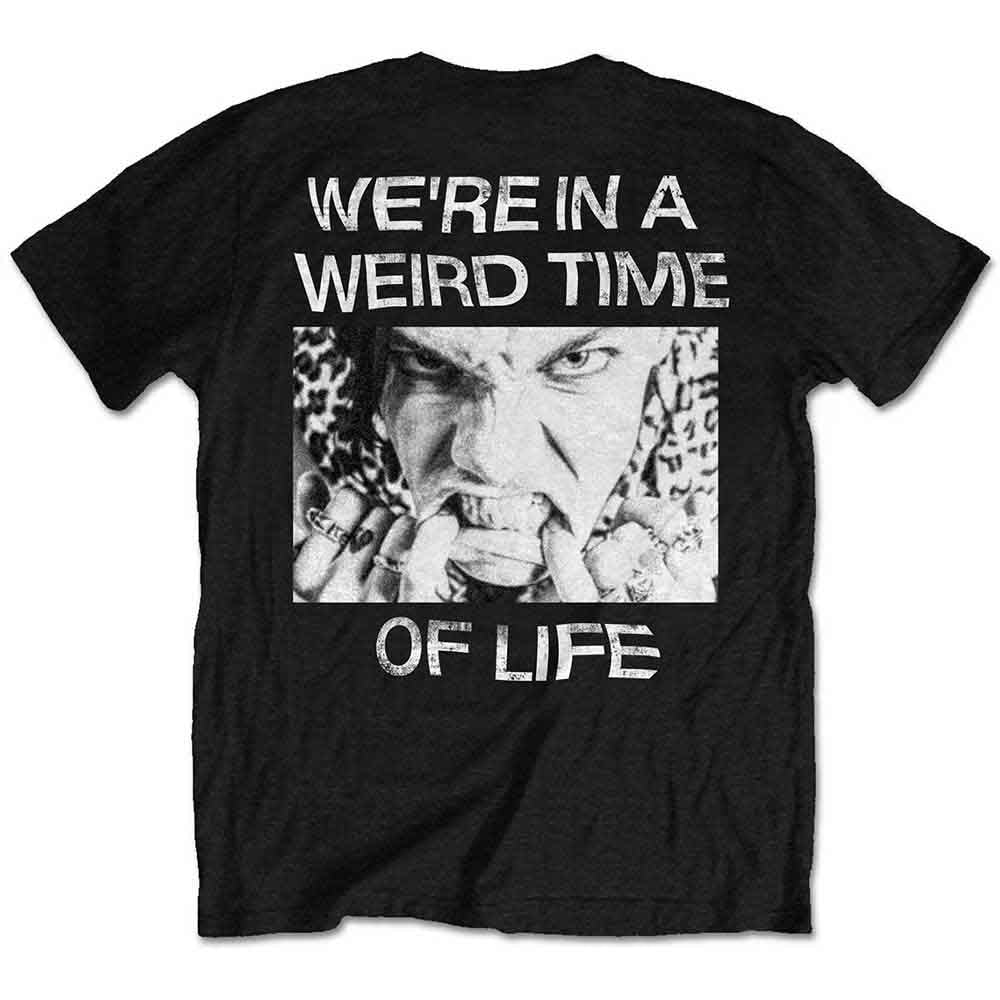 Yungblud Unisex T-Shirt: Weird Time Of Life (Black) (Back Print)
