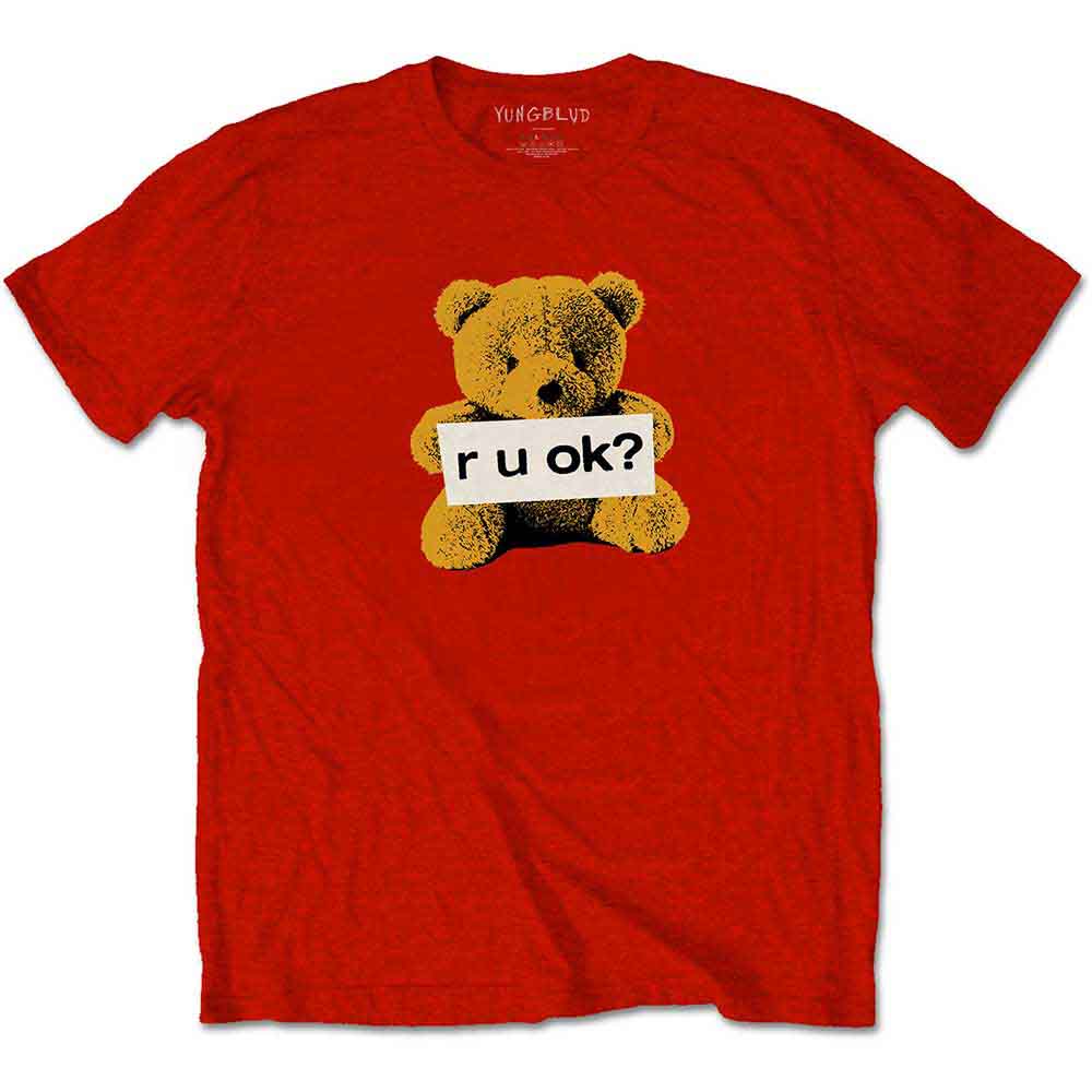 Yungblud Unisex T-Shirt: R-U-OK? (Red)