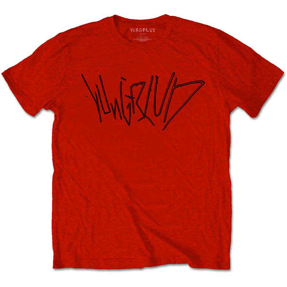 Yungblud Unisex T-Shirt: Life on Mars (Red) (Back Print)