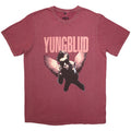 Yungblud Unisex T-Shirt: Wings (Red Wash) (Wash Collection)