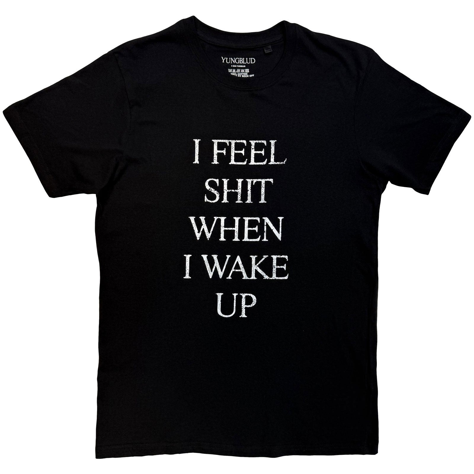 Yungblud Unisex T-Shirt: I Feel Like Shit (Black)