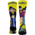 The Beatles Unisex Crew Socks: Yellow Submarine Band Sublimation (Black)  (UK Size 6.5 - 11)