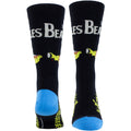 The Beatles Unisex Crew Socks: Yellow Submarine Drop T (Black)  (UK Size 6.5 - 11)