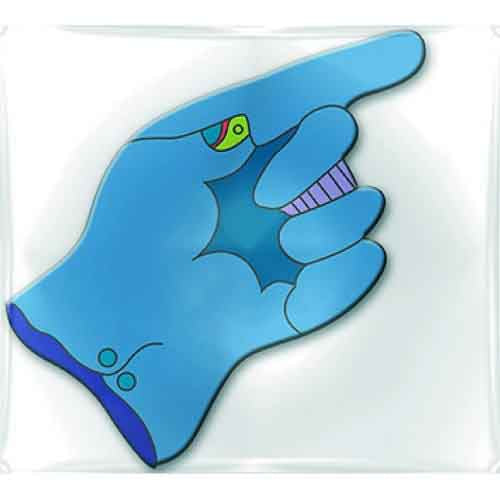 The Beatles Rubber Magnet: Yellow Submarine Flying Glove