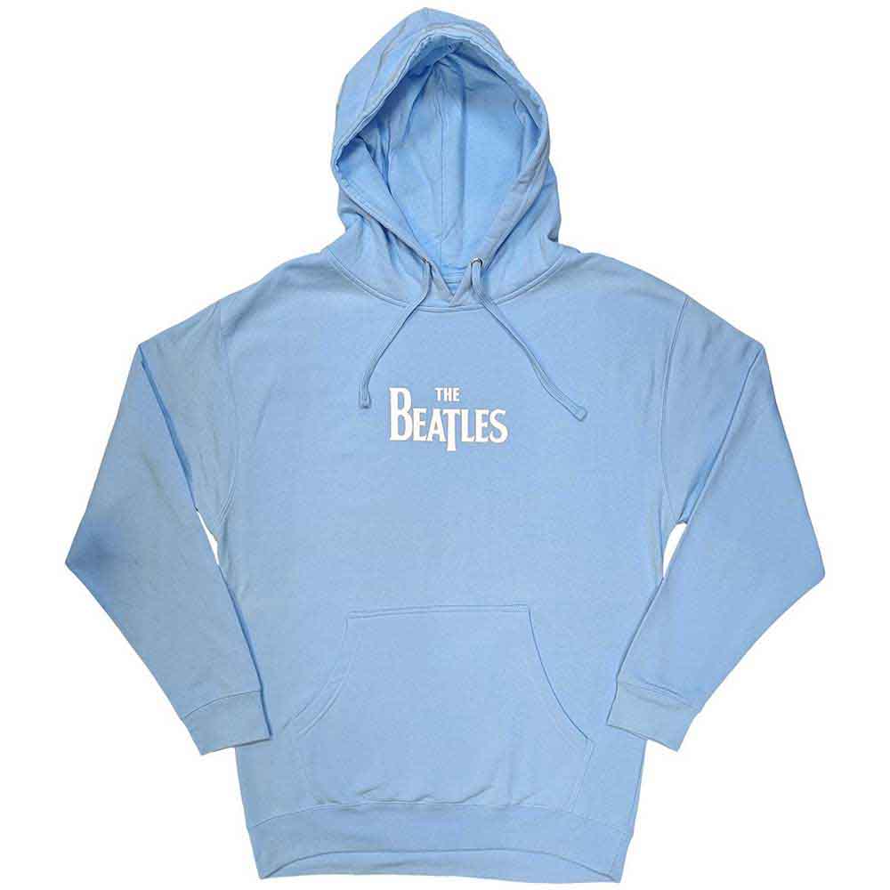 The Beatles Unisex Pullover Hoodie: All You Need Is Love (Light Blue) (Back Print)
