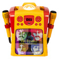 The Beatles Karaoke Speaker with Lightshow & 2 Microphones: Yellow Submarine Faces