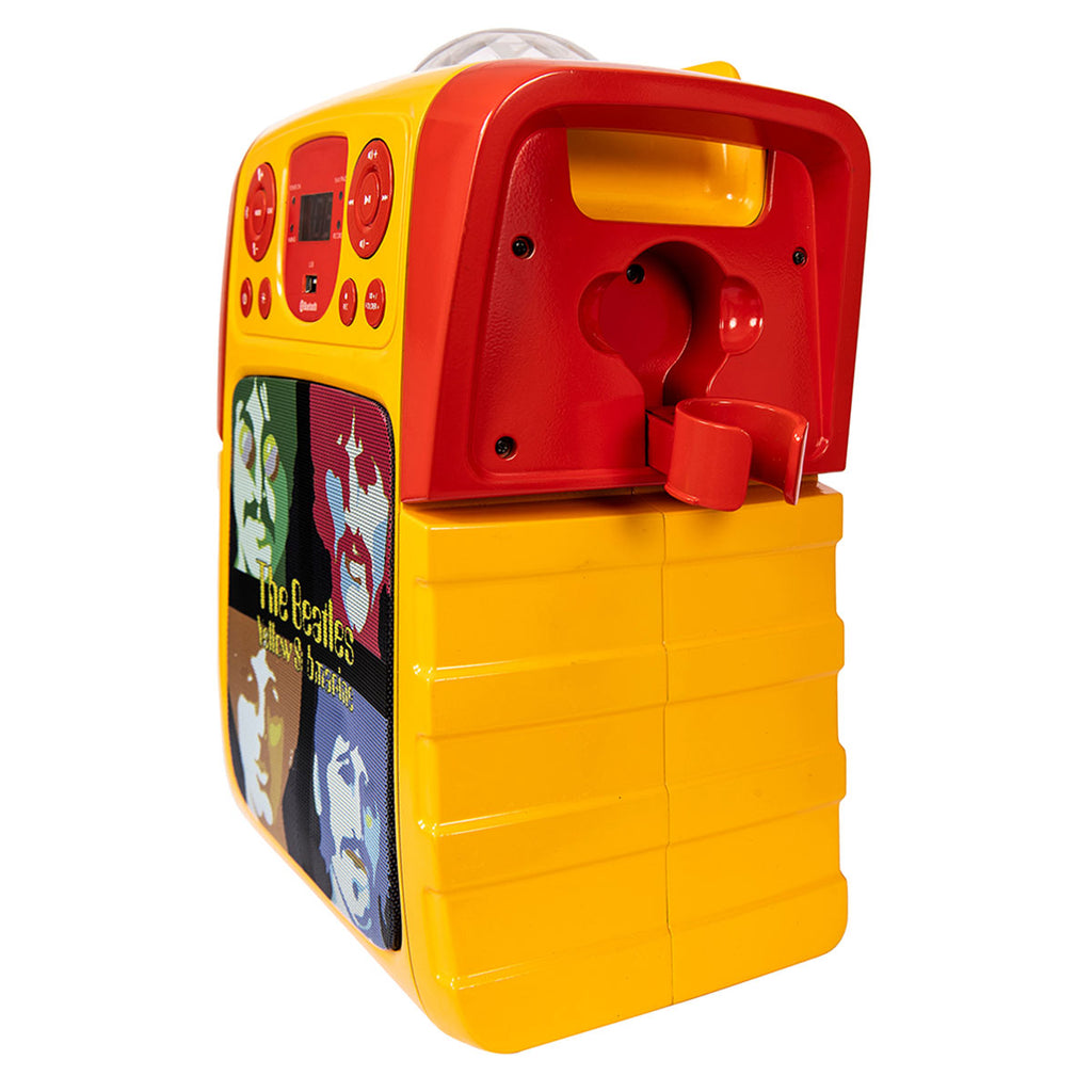 The Beatles Karaoke Speaker with Lightshow & 2 Microphones: Yellow Submarine Faces
