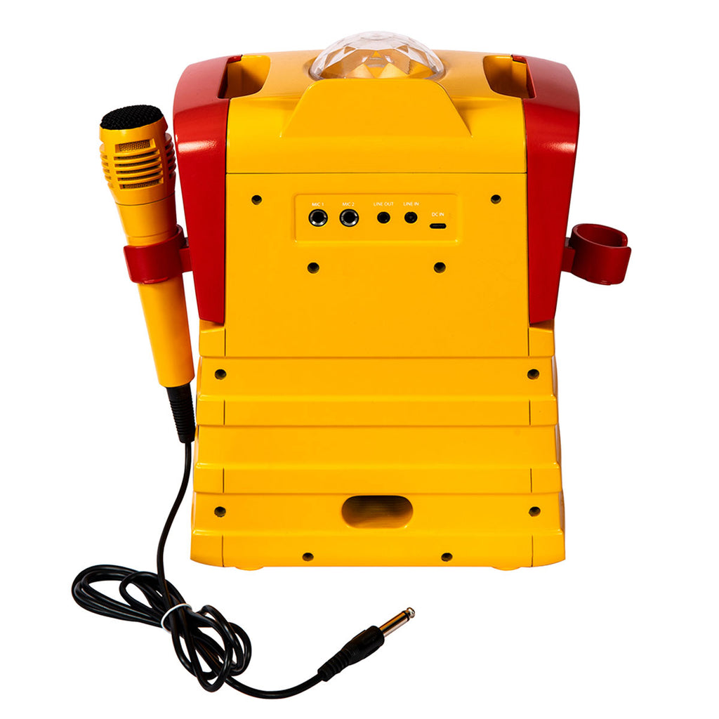 The Beatles Karaoke Speaker with Lightshow & 2 Microphones: Yellow Submarine Faces