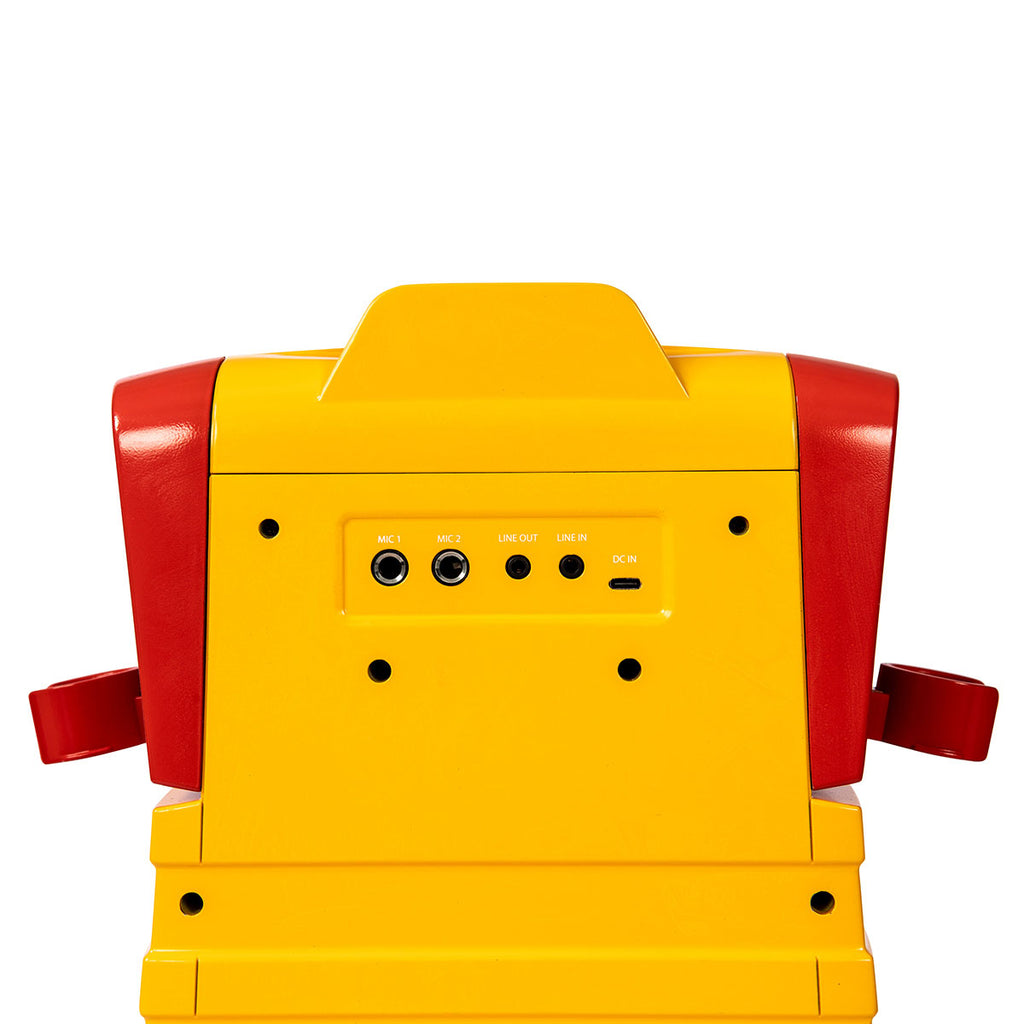 The Beatles Karaoke Speaker with Lightshow & 2 Microphones: Yellow Submarine Faces
