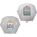 The Beatles Unisex Long Sleeve T-Shirt: Yellow Submarine Tracklist (Sand) (Back Print)