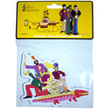 The Beatles Fridge Magnet: Yellow Submarine Band On Croc Embossed