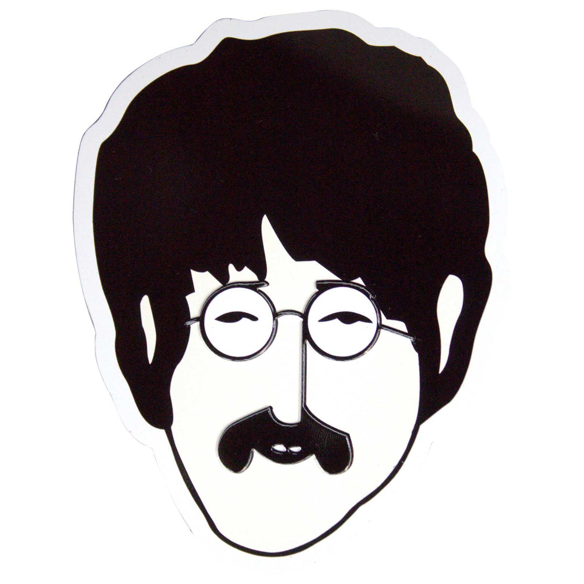 The Beatles Epoxy Magnet Set: Yellow Submarine Heads Embossed
