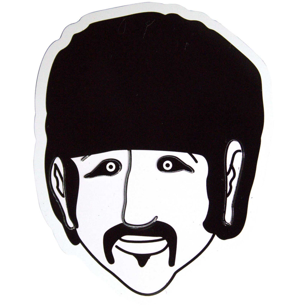 The Beatles Epoxy Magnet Set: Yellow Submarine Heads Embossed