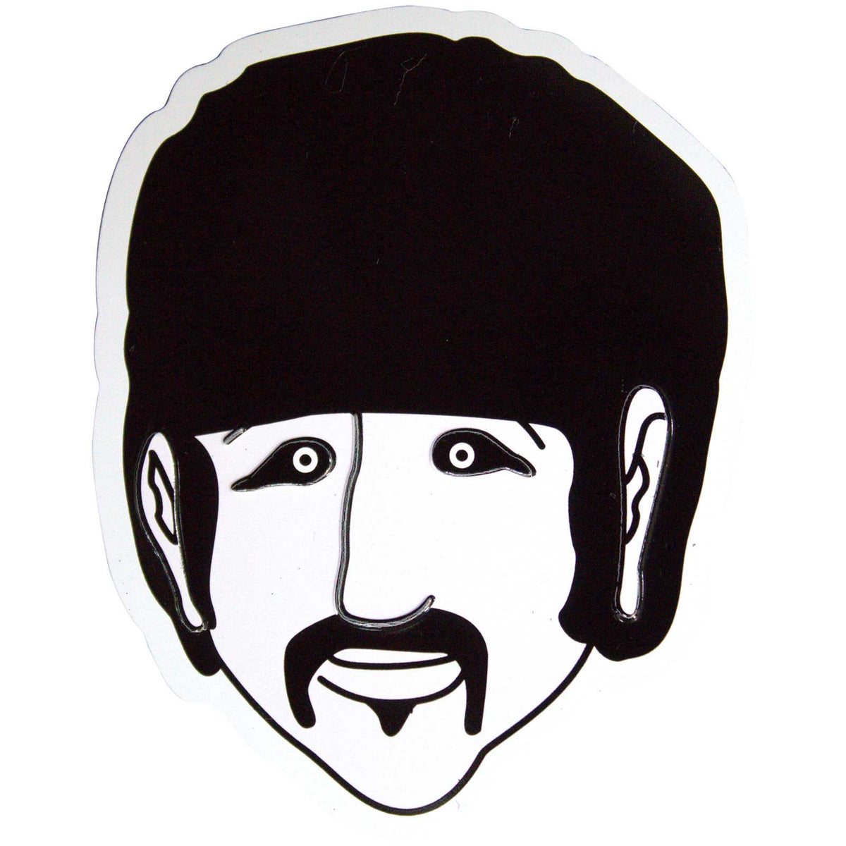 The Beatles Epoxy Magnet Set: Yellow Submarine Heads Embossed