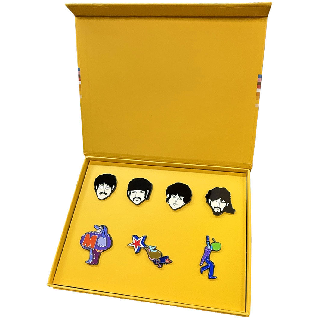 The Beatles Pin Badge Set: Yellow Submarine Characters (Mini Pins)