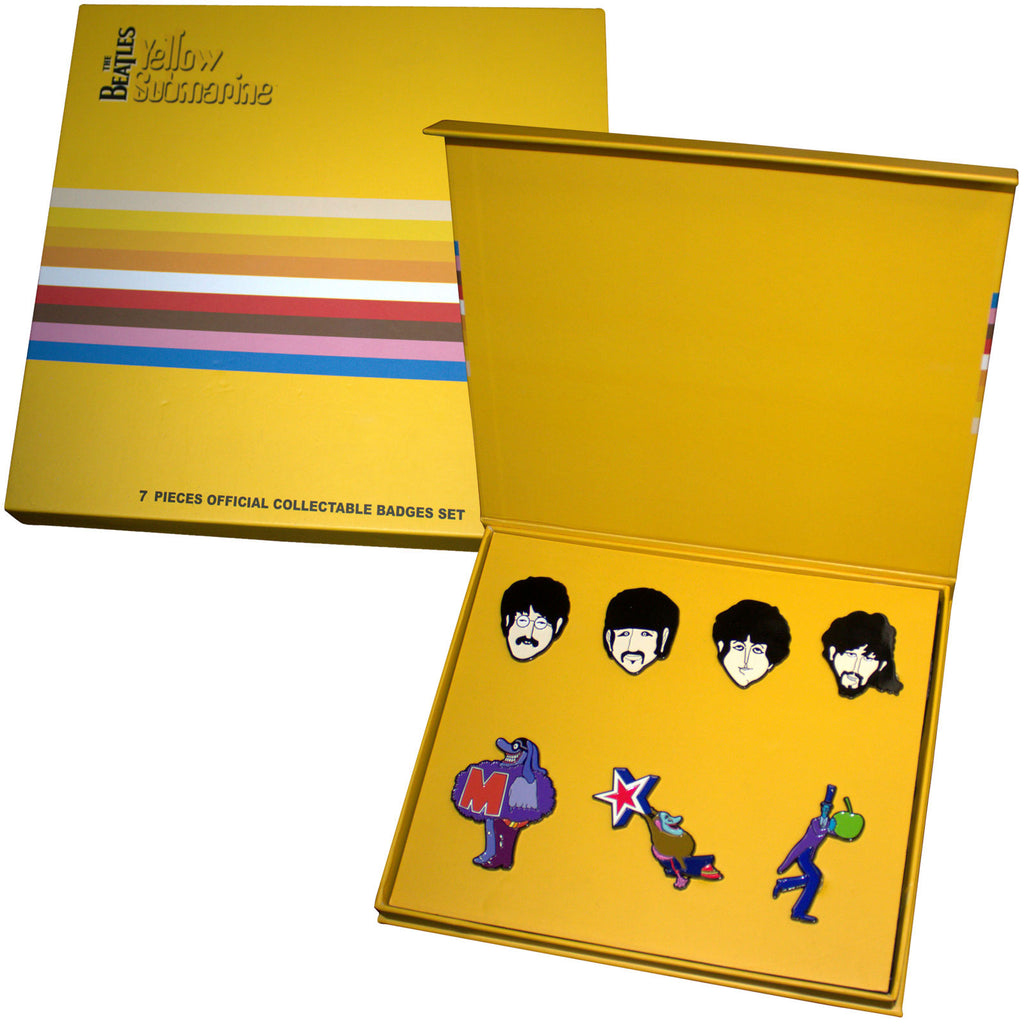 The Beatles Pin Badge Set: Yellow Submarine Characters (Mini Pins)