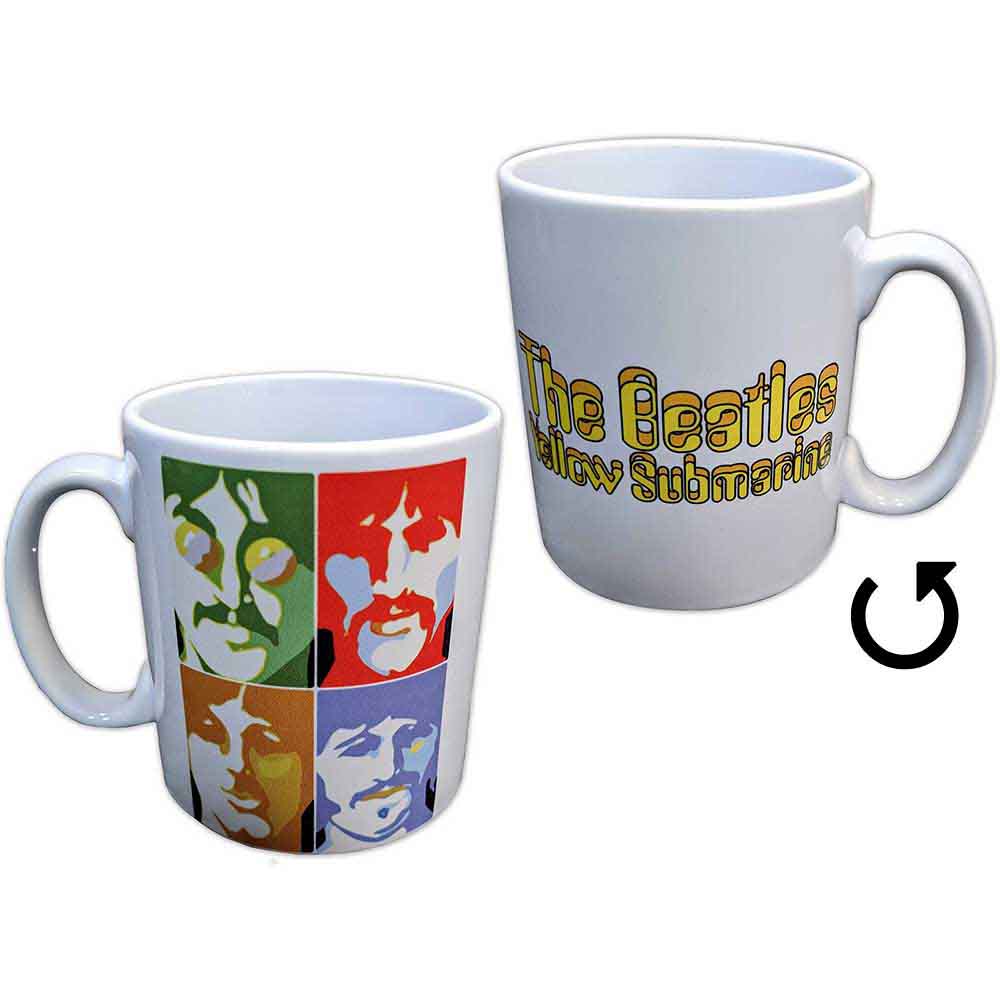 The Beatles Unboxed Mug: Yellow Submarine Sea Of Science (White)