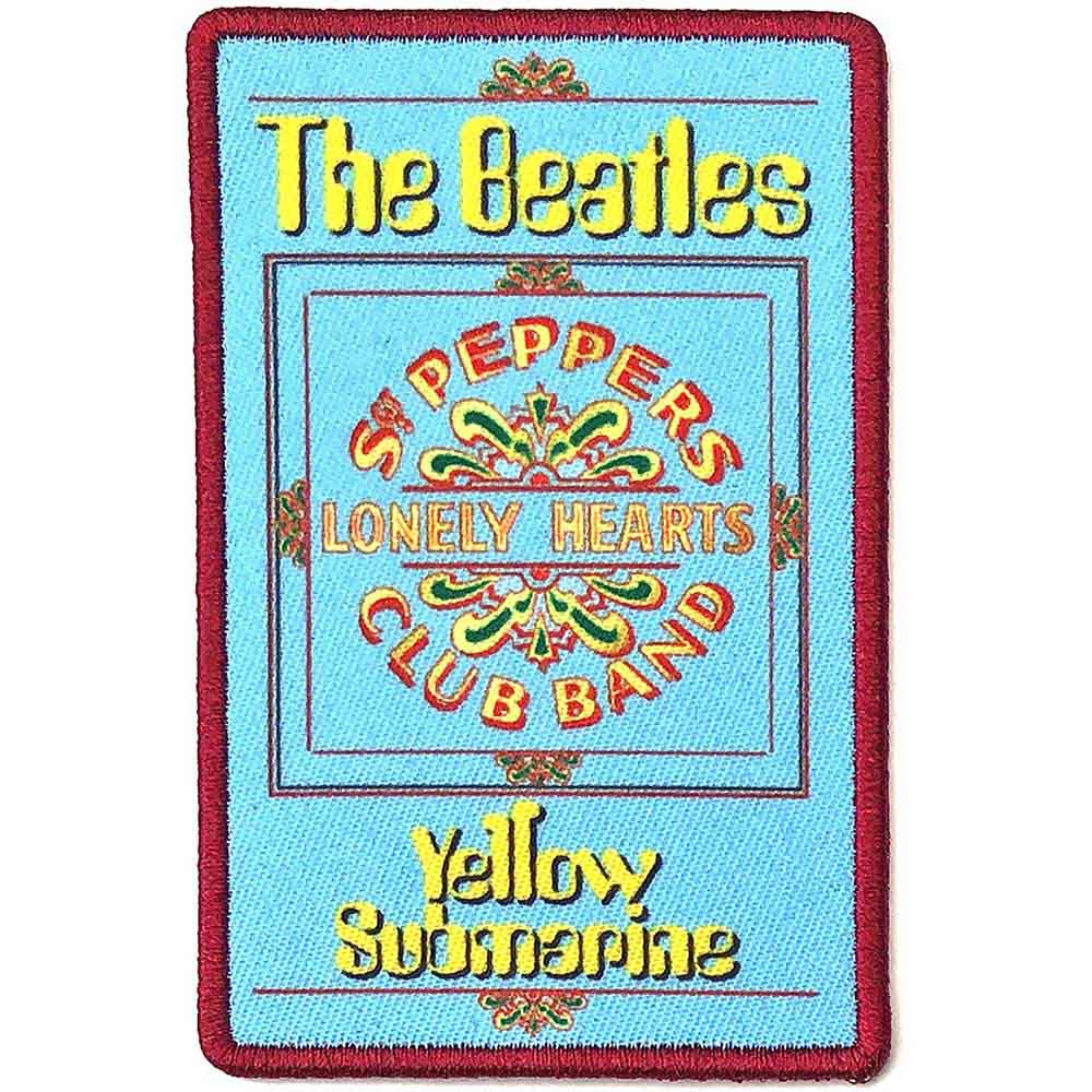 The Beatles Standard Patch: Yellow Submarine Lonely Hearts