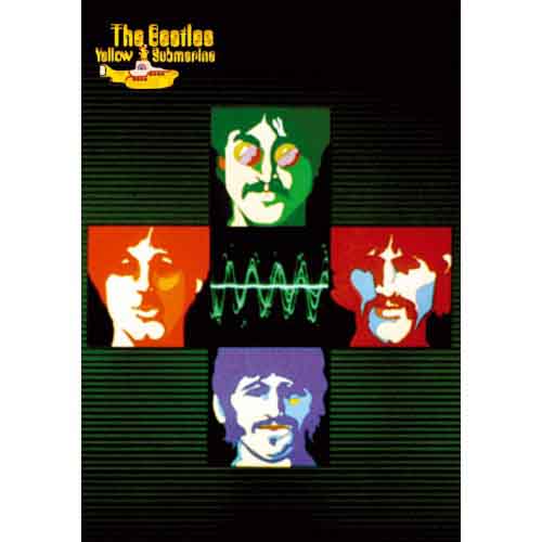 The Beatles Postcard: Yellow Submarine Sea of Science 1
