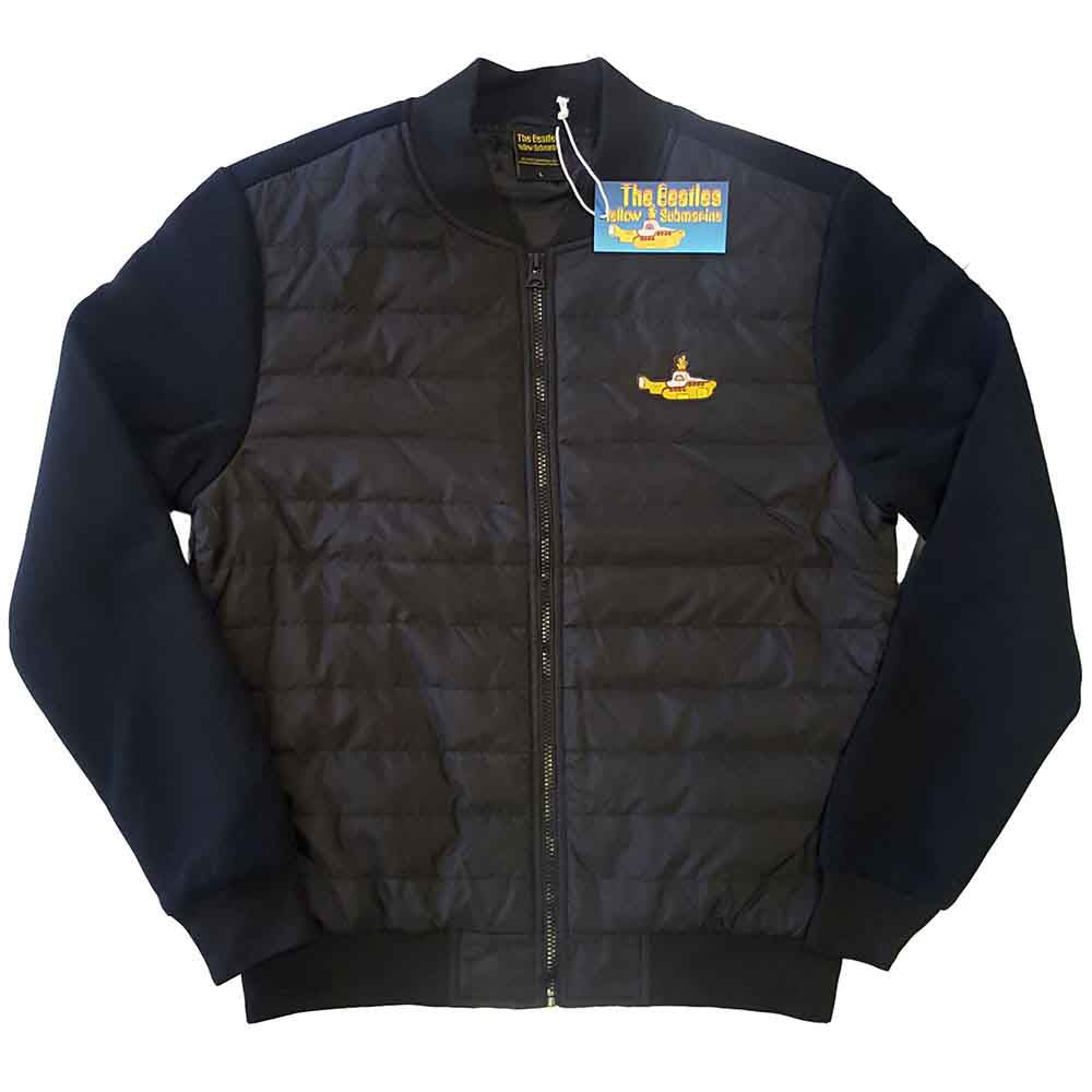 The Beatles Unisex Quilted Jacket: Yellow Submarine (Black)
