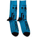 The Beatles Unisex Ankle Socks: Sub & Band Outlines (Blue)