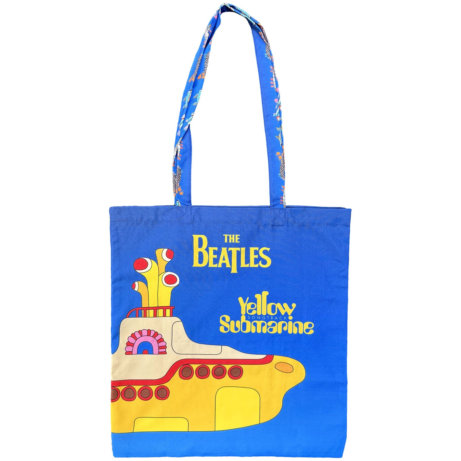 The Beatles Cotton Tote Bag: Yellow Submarine (Blue)