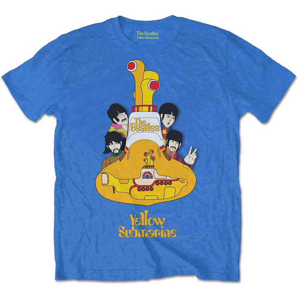 The Beatles Kids T-Shirt: Yellow Submarine Sub Sub (Blue)