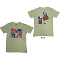 The Beatles Unisex T-Shirt: Yellow Submarine Magic Piano (Green) (Back Print)