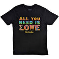 The Beatles Unisex T-Shirt: Yellow Submarine All You Need Is Love Stacked (Black)
