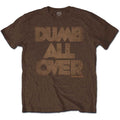 Frank Zappa Unisex T-Shirt: Dumb All Over (Brown)