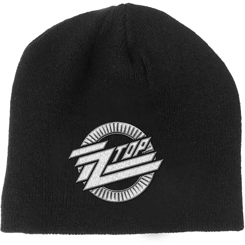 ZZ Top Unisex Beanie Hat: Circle Logo (Black)