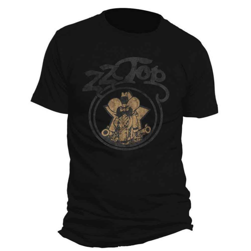 ZZ Top Unisex T-Shirt: Outlaw Village (Black)